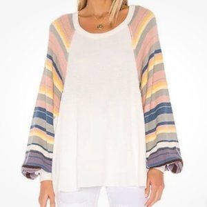 Free People Rainbow Dreams Shirt-Sz S